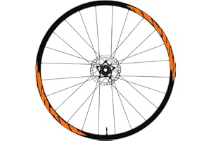 DualColorStampe Autocollants compatibles avec Cube Jantes de vélo 26 – 27,5 – 28-29 pouces – Roue de vélo VTT – Stickers jantes VTT B0062 (28-29 pouces, orange)