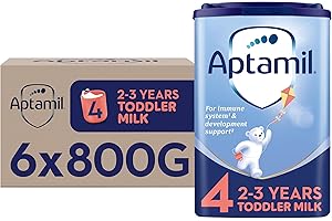 Aptamil 4 Toddler Baby Milk Powder Formula, 2-3 Years, 800g (Pack of 6)