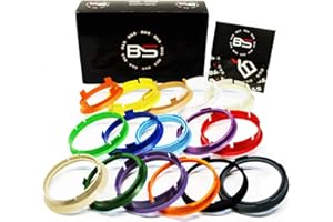 B&S Anelli Di Centraggio da 60.1 a 58.1 in Plastica per Cerchi in lega Cerchioni Kit composto da 4 pezzi