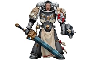 ‎HIPLAY HiPlay JoyToy Warhammer 40K Collectible Figure: Grey Knights Strike Squad Justicar 1:18 Scale Action Figures JT8995