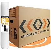MARCPRINT Pack of 10 Moving Boxes + Bubble Roll &ndash; Cardboard Boxes (50 x 30 x 30) Reinforced and Resistant &ndash; Boxes with FSC Ce