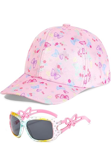 2 Cappellini Da Baseball Bambini - Regolabili, Cotone, Per Sport Ed Estete