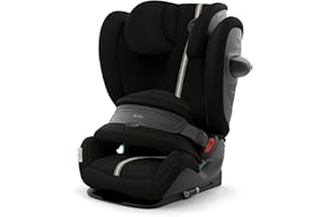 CYBEX Gold Pallas G3 i-Size Plus Child Seat, 76–150 cm, from Approx. 15 Months to Around 12 Years (Approx. 9–50 kg), Moon Black