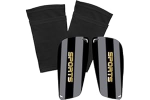 YIBANG Parastinchi da calcio, set da calcio per adulti e adolescenti, calzini Shin Guard per la protezione del cuscino Eva, riduce gli urti e le lesioni, prevenendo lesioni