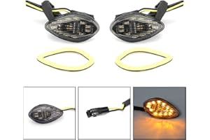 Artudatech Moto Intermitentes LED, Motocicleta Indicadores Luces de Senal de Giro LED Intermitente Turn Signal para Hon-da CBR 600 F3/F4/F4i CBR 600 1000 RR CB 919