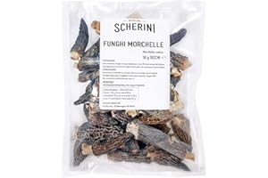 SCHERINI VALTELLINA Morilles Extra Déshydratées séchés - 50g (qualitè EXTRA)
