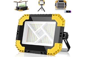 CLV Reflektor budowlany LED z akumulatorem 200W, 20000 mAh przenośny wodoodporny IP66 4 tryby świecenia 2 poziomy jasności lampa kempingowa lampa solarna z akumulatorem USB do zastosowań awaryjnych