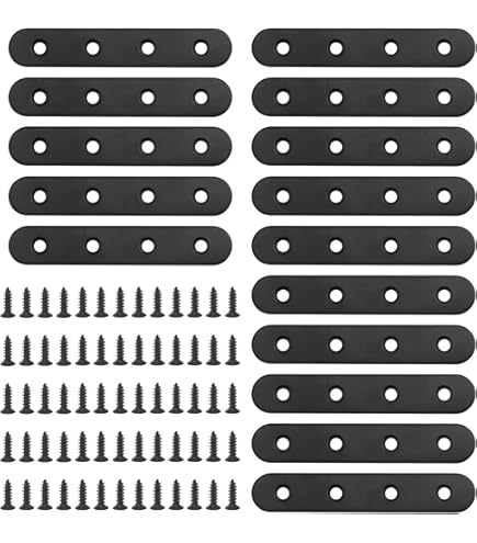 10 Staffe Angolari In Acciaio Inox 50x50x16mm - Con Viti Per Legno E Mensole - Foto 8