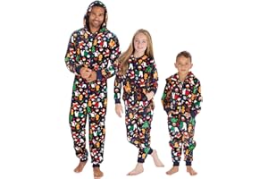 Slumber Hut Matching Family Adults Childrens Christmas Print Onesie