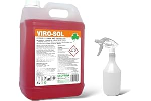 AARDVARK Clover Virosol Citrus Based Cleaner and Degreaser 5 Litre Plus Free Trigger Spray