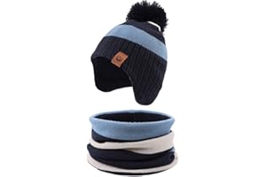 XIAOHAWANG Rayas Invierno Bebé Gorro De Punto Sombrero Niños Niñas Pequeños Niños Cálidos Bebé Gorros Clásicos