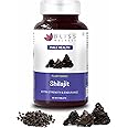 Bliss Welness Pure Himalayan Shilajit Extract | Shuddh Shilajeet 1000mg | Enhanced Stamina Power Strength Vitality Vigor & Endurance Performance Booster Ayurvedic Herbal Supplement - 60 Veg Tablets