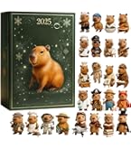 Calendrier L'Avent Capybara 2025 Avec Compte Rebours Noël 24