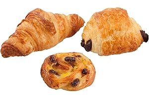 Bridor Frozen Mixed Viennoiseries Pastry Selection - 1x135