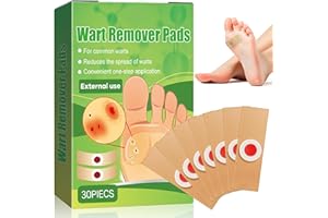 SONEAT Wart Remover, 30pcs Verruca Treatment, Plantar Wart Remover for Hands, Feet, Effective Deep Verruca Removal Pads Patches, Pain Relief, Non-irritating Wart Treatment for Adults