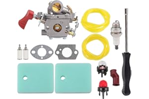 Hippotech 545189502 545008042 Carburatore di ricambio per Poulan Pro PP033 PP338PT PP133 per Husqvarna BC433B BC233 358791170 Craftsman Trimmer con Filtro Aria Carburatore Tool Kit