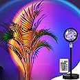 Desidiya® 16-Color LED Night Light Sunset Lamp with Remote & USB – 360° Rotating Projection Light for Room Ambience, Wall Dec