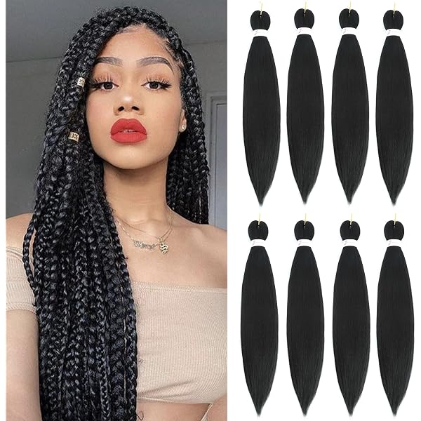 Sensationnel X-pression Flechthaar – 3 Zöpfe, 147 Cm, Kanekalon, Schwer Entflammbar – Für Box Braids, Twists & Schützende Styles