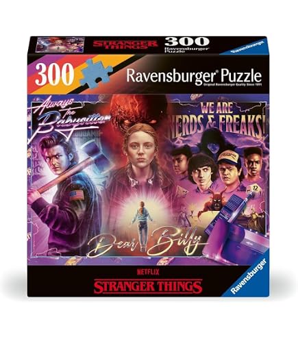Clementoni - Stranger Things Things - 1000 Pieces, Poster Included, Netflix Puzzle, TV Series, Fun for Adults, Made in Italy, 39861, Multicoloured