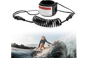 Minfuerang Guinzaglio SUP,Lacci di Sicurezza da Surf,Leash Regolabili per Adulti e Bambini,Accessori per Tavole da Surf per Sport Acquatici
