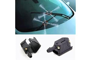 ZRSYH Buses de Lave-Glace Avant Jets montés sur Bras Buses de Lave-Glace Essuie-Glace de Voiture Jet de pulvérisation Essuie-Glace Universel de Voiture