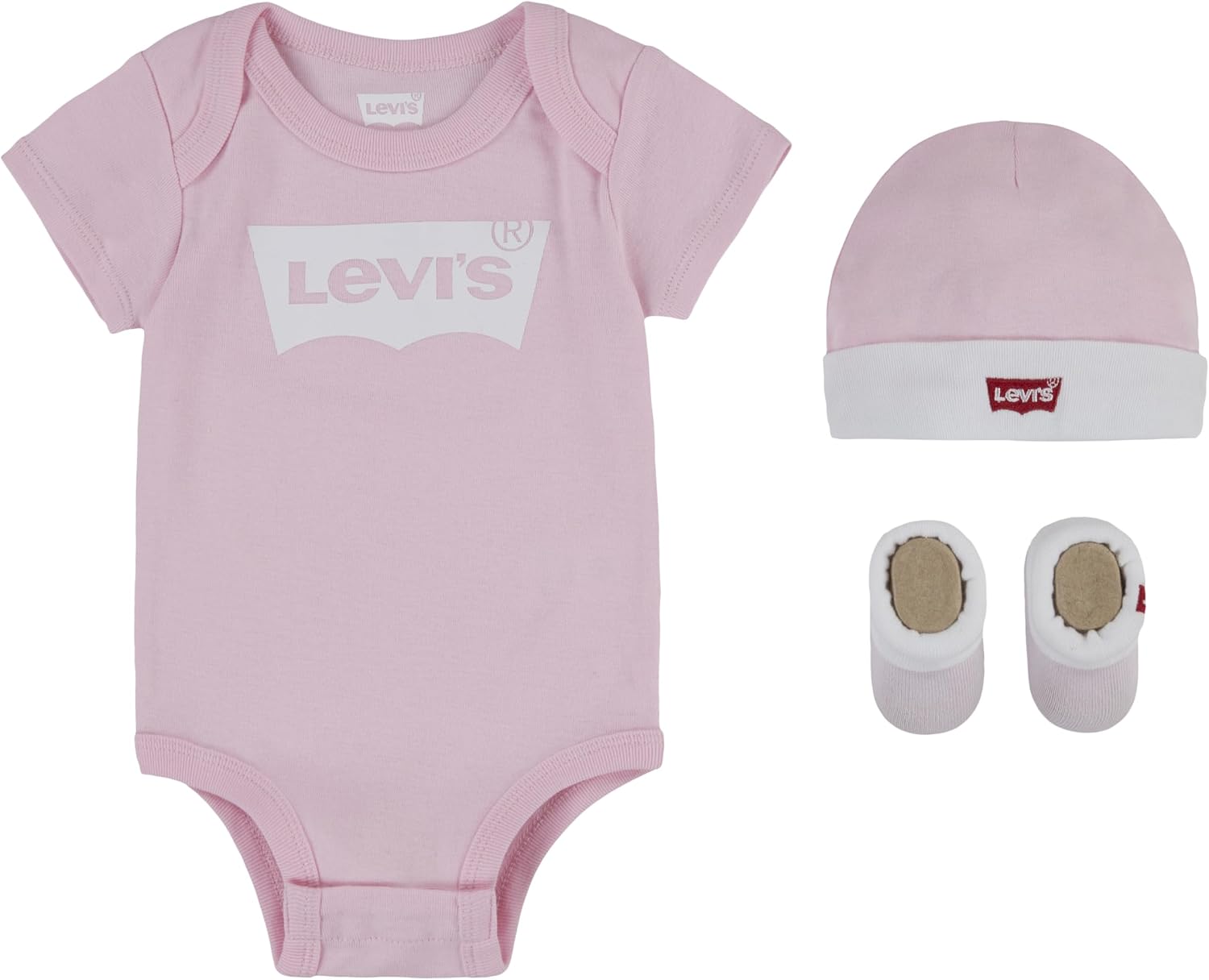Levi's Classic Batwing Conjunto de 3 Piezas par Bebes