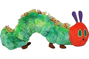 Herreicher Die kleine Raupe Nimmersatt Weiche Plüschraupe nach dem Kinderbuch Kuscheltier Puppe Baby Spielzeug