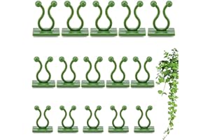 GUGUGO 90 Stück Pflanzenclips für Kletterpflanzen, Pflanzen Clips Wand, Pflanzenclips Wand, Kletterpflanzen Befestigung, Pflanzenhalter Wand, Pflanzenhalter Clips Wand, Pflanzenklammern Rankhilfe