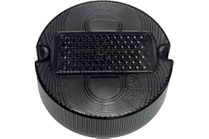 FEZ Fahrzeugteile GmbH Rücklichtkappe/Lichtaustritt Ø100mm grau passend für S50, S51, KR51/2, MZ TS125, TS150, TS250, TS250/1