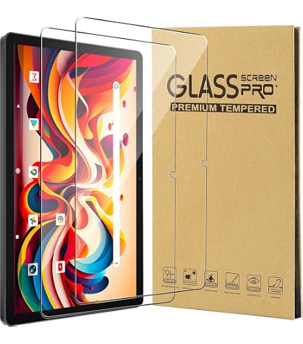 Lot De 2 Films Protection Écran Verre Trempé Compatible Logicom Onix - Ultra Clair Anti-Rayures