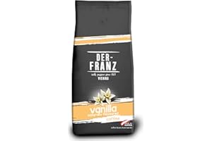 Der-Franz caffè, Aromatizzato alla Vaniglia, Caffè Miscela di Arabica e Robusta chicchi interi, 1000 g