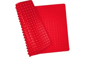 Newaner Tapis de cuisson en silicone, Demi-Sphère de 1cm tapis en silicone, tapis de cuisson réutilisables pour moule antiadhésif, Résistant à la chaleur et sans danger pour aliments, sans Bpa(rouge)