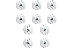 Wellue Lot de 10 électrodes sans fil Snap Style autocollants pour moniteur ECG 24 heures, connexion à bouton-pression 3,5 mm