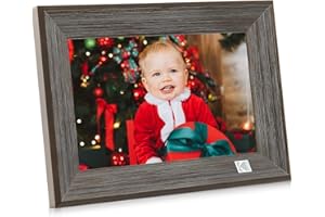 KODAK Marco de Fotos Digital 10 Pulgadas WiFi Clásico de Madera Marcos Digitales, 1280x800 IPS Pantalla Táctil, Marco de Imagen Electrónico con 16GB Memoria, Comparta Fotos o Videos a través de la App