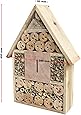 Insektenhotel hängend 280 x 90 x 400 mm, naturbelassene Nisthilfe für verschiedene Insekten