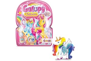 GALUPY Unicorn - Einhorn Spielzeug zu Sammeln, Einhorn Figuren mit Glitzerflügeln & Swarovski Kristal