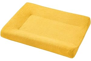 Babycalin Matratzenbezug wechseln 50cm x 70cm, Senf