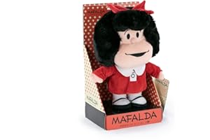 BARRADO Mafalda - Peluche Mafalda 27 Cm - Calidad Super Soft (Display, Rojo)