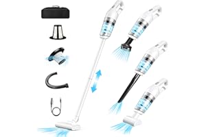‎TISOUTEC Akku-Handstaubsauger und Stielstaubsauger Akku Staubsauger 4 in 1,Auto Handstaubsauger Kabellos mit 4000mAh,≥16KPA Handstaubsauger,Multifunktionaler Staubsauger für Haustier und Auto Nass und Trocken