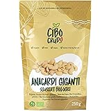 Anacardi Naturali Sgusciati Crudi e Biologici - 250g. Anacardi Non Tostati e non Salati. Contengono Proteine Minerali e Vitam