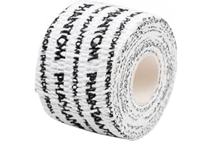 PHANTOM ATHLETICS Phantom taśma sportowa | taśma fitness na palce | bandaż do sportów walki BJJ MMA Fight (taśma Grip Tape – biała)