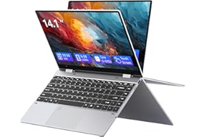 INSOLUXIA KUMNOSAL Ordenador Portátil 2-in-1 Touchscreen, PC Portatil 13th Gen Core i3-1315U Processor, Laptop 16GB RAM+512GB SSD, UHD Graphics, Windows 11,Backlit Keyboard/Fingerprint Unlock/Type-C