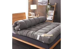 KV-OOGG Materasso Futon, Materasso da Pavimento Arrotolabile, Materasso Tatami Spesso Giapponese Materasso Pieghevole, Dormitorio Portatile per Studenti, Letto Matrimoniale Medio (Color : A, Size :