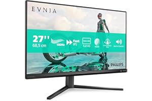 Philips 27M2N3200AM - Moniteur de Jeu Full HD 27 Pouces, 180 Hz, 1 ms GtG, FreeSync Prem., G-Sync comp. (1920x1080, 2X HDMI, DisplayPort) Noir/Gris