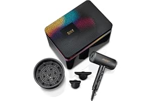 Diva Pro Styling Atmos Dry Compact Diffuser Hairdryer - Ultra high-Powered, Lightweight and Incredibly Quiet