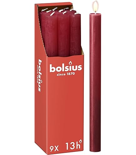 Cereria De Giorgio Risthò Bougies Tige, Cire, Gris Vert, 0.9 X 37 Cm