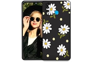 POUHYE Funda para Huawei P30 Lite Carcasa, Suave Delgado de Silicona TPU Cubierta Protectora con Protección de la Cámara, Resistente a Prueba de Golpes Case para Huawei P30 Lite Negro