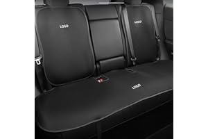 TOPABYTE Rear Seat Covers for Model Y Juniper 2025 2020-2024 Ice Fabric Breathable Car Seat Cushion for Summer Seat Mat Comfortable (With LOGO)