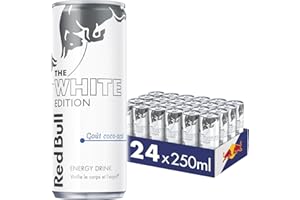 Red Bull, Boisson énergisante, goût Coco-Açaï 250ml (lot de 24 canettes)