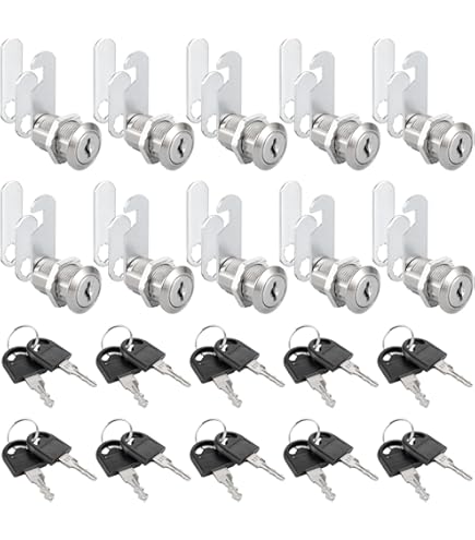Litensh Cam Lock 22 mm, kastslot met andere sleutel, veiligheidsladesloten, veiligheidskastslot, brievenbusslot, brievenbusslot voor meubelkast, brievenbuslade, huishoudelijk kantoor Litensh Cam Lock 22 mm, kastslot met andere sleutel, veiligheidsladesloten, veiligheidskastslot, brievenbusslot, brievenbusslot voor meubelkast, brievenbuslade, huishoudelijk kantoor